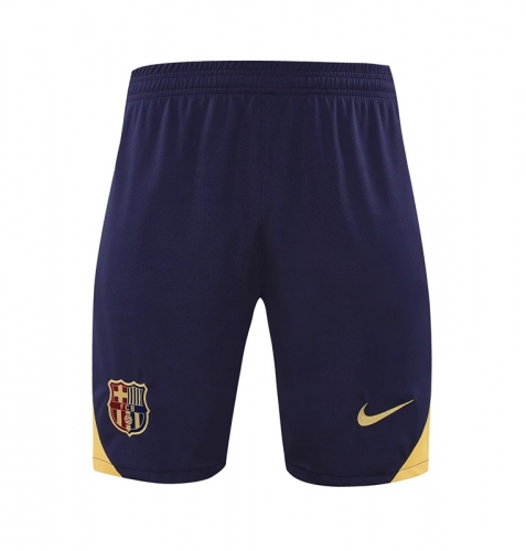 2025/26 Barcelona Royal Blue Thailand Soccer Training Shorts-418