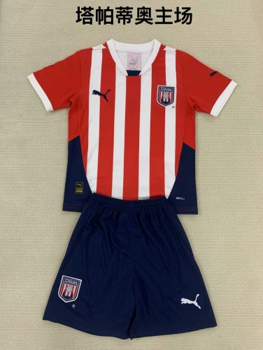 Kids 2024/25 Tapatios Soccer FC Home Red & White Kids/Youth Soccer Uniform-208