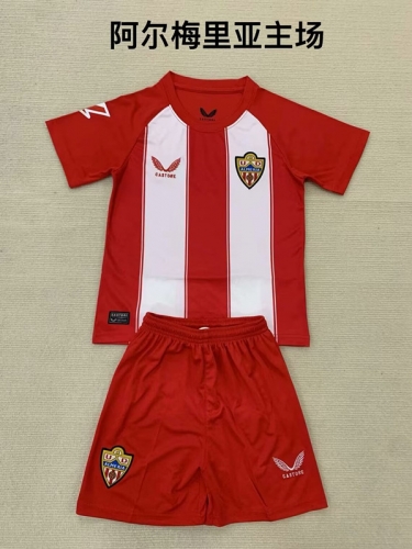 2024/25 UD Almería Home Red & White Soccer Uniform-208