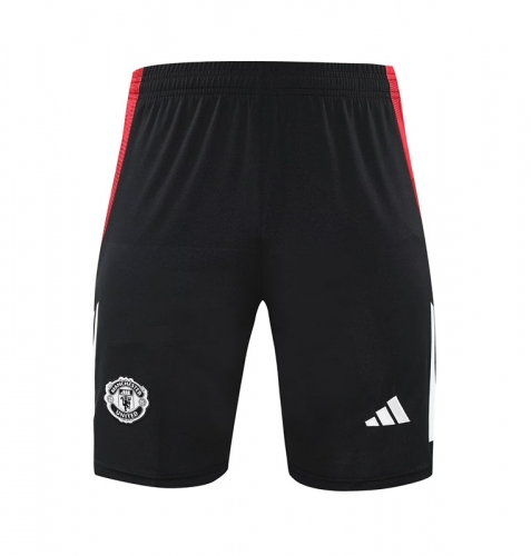 2025/26 Manchester United Black Thailand Soccer Training Shorts-418