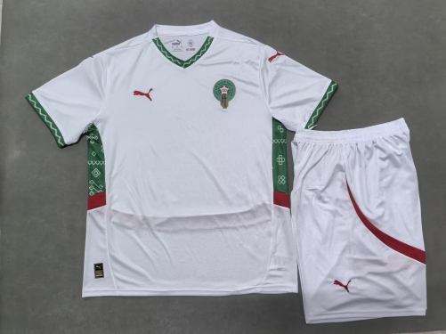 2025/26 Morocco Away White Soccer Uniform-315