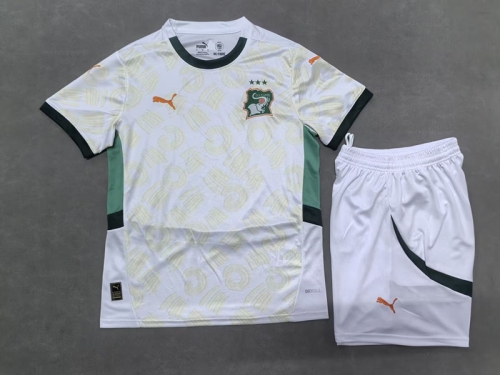 2025/26 Ivory Coast Away White Soccer Uniform-315