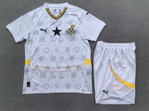 2025/26 Ghana Home White Soccer Uniform-315