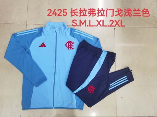 2024/25 Flamengo Light Blue Thailand Jacket Uniform-815