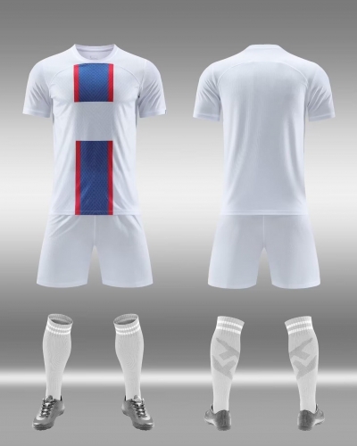 Customize 2025/26 Paris SG White Soccer Uniform-DN