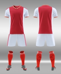 Customize 2025/26 Ajax Home Red & White Soccer Uniform-DN