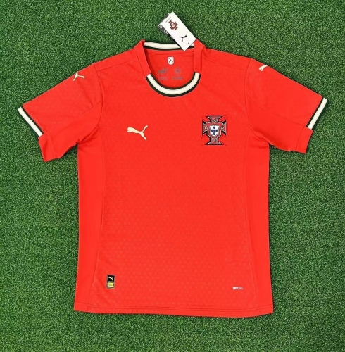 2025/26 Portugal Home Red Thailand Soccer Jersey AAA-416/522/705