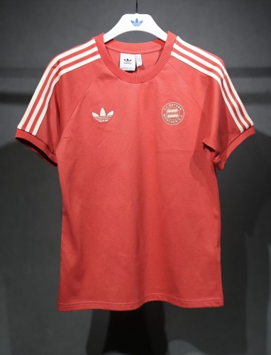 2024/25 Bayern München Red Soccer Cotton T-Shirts-703