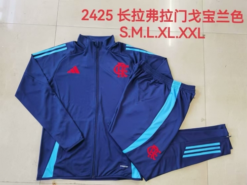 2024/25 Flamengo Royal Blue Thailand Jacket Uniform-815