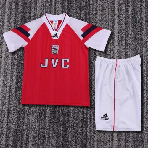 1992/94 Retro Version Arsenal Home Red Kids/Youth Soccer Uniform-811/1040