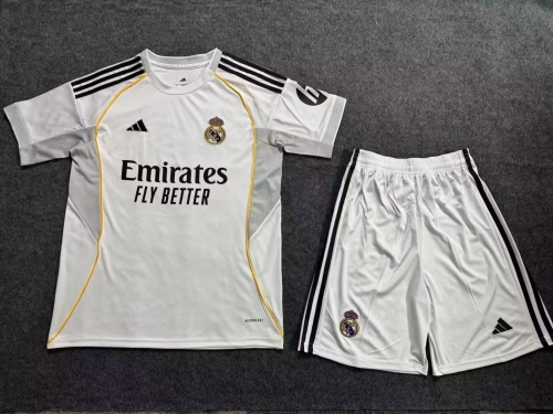 2025/26 Real Madrid Home White Soccer Uniform-315