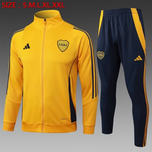 2024/25 BOCA Juniors Yellow Soccer Jacket Uniform-815