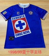 98/99 Retro Version Cruz Azul Home Blue Thailand Soccer Jersey AAA-2041