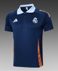 2024/25 Real Madrid Royal Blue Thailand Soccer Polo Shirts-815