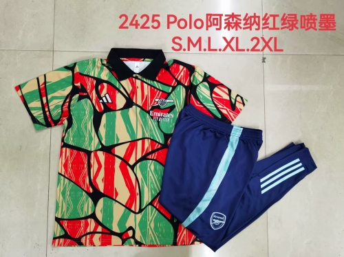 2024/25 Arsenal Ren & Green Thailand Polo Uniform-815