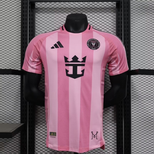 Player Version 2025/26 Inter Miami CF Home Pink Thailand Soccer Jersey AAA-888