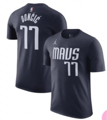 2025 Season NBA Dallas Mavericks Royal Blue #77 Soccer Cotton T-Shirts-308