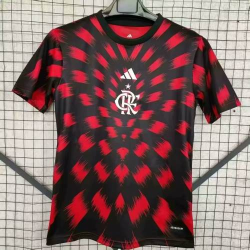 2025/26 CR Flamengo Ren & Black Thailand Soccer Training Jerseys-23/908/510