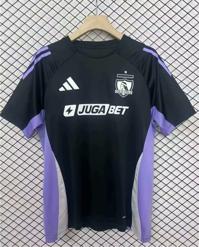 With Ads 2025/26 Colo-Colo Black Training Thailand Soccer Jersey-95