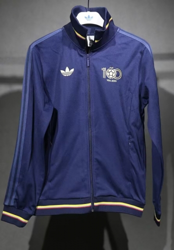 2024/25 Retro Clover Colombia Royal Blue Soccer Jacket Top-703