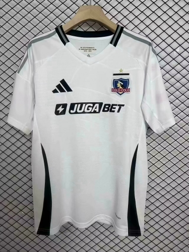 2025/26 Colo-Colo Home White Thailand Soccer Jersey AAA-95/301/312