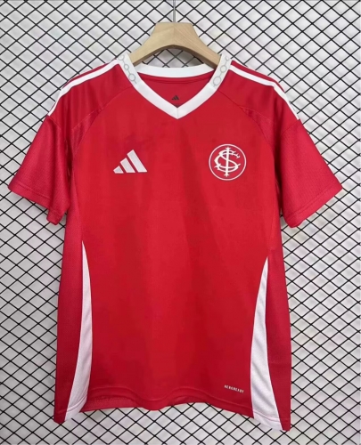 2025/26 Brazil SC Internacional Home Red Thailand Soccer Jersey AAA-LD/36/23