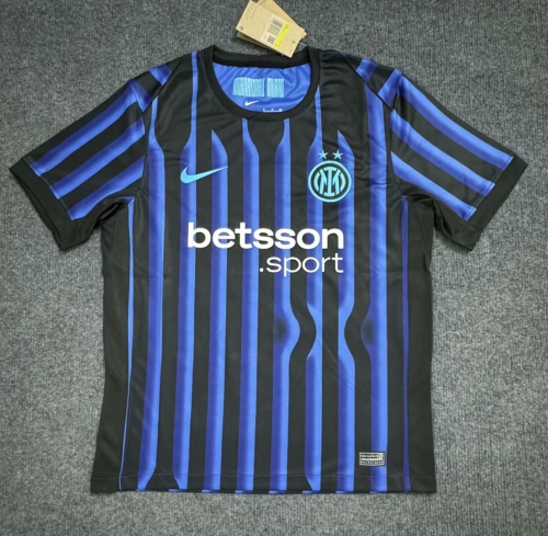 2025/26 Inter Milan Home Blue & Black Thailand Soccer Jersey AAA-JM/312/705