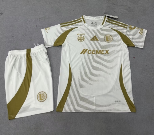 2025/26 Pumas UNAM 2nd Away White Soccer Uniform-315