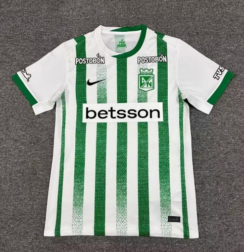 2025/26 Atlético Nacional Home Green & White Thailand Soccer Jersey AAA-1040/2041