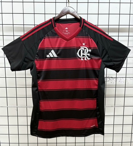 2025/26 CR Flamengo Home Red & Black Thailand Soccer Jersey AAA-36