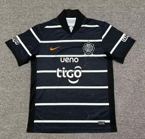 2025/26 Olimpia Away Black Thailand Soccer Jersey AAA-1040