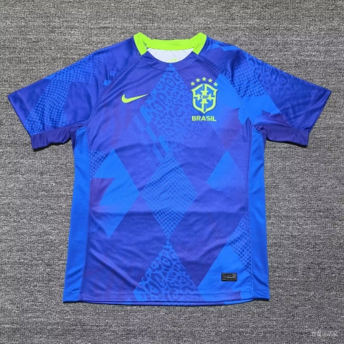 2025/26 Brazil Away Blue Soccer Thailand Jersey AAA-23