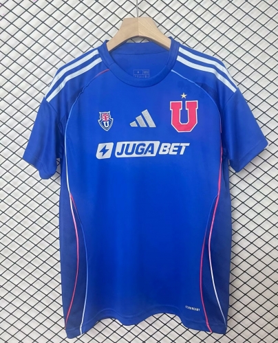 2024/25 Club Universidad de Chile Home Blue Soccer Jersey AAA-95/301