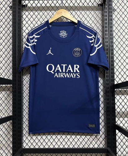 2024/25 Paris SG 3nd Away Blue Thailand Soccer Jersey AAA-715