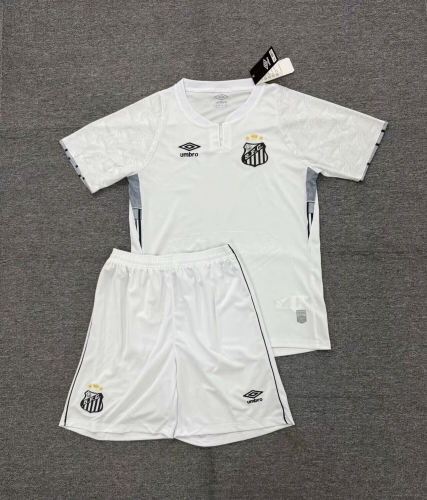 2024/25 Santos FC Home White Kids/Youth Soccer Uniform-516/315