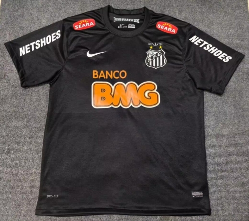 12/13 Retro Version Santos FC Black Thailand Soccer Jersey-312