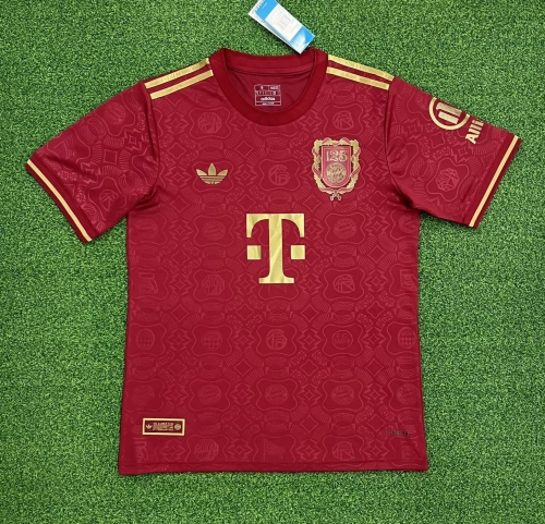 125th Commemorative Version 2024-25 Bayern München Red Thailand Soccer Jersey-23/312/320