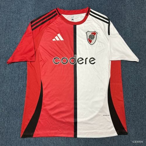 2025/26 CA River Plate 2nd Away Red & White Thailand Soccer Jersey AAA-47