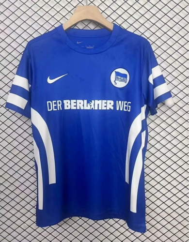 2025-26 Special Version Hertha BSC Blue Thailand Soccer Jersey AAA-95