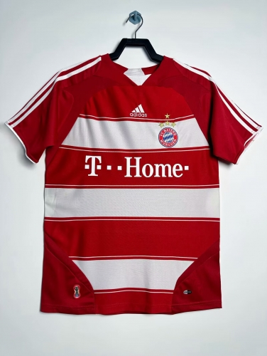 07/08 Retro Version Bayern München Home Red Thailand Soccer Jersey AAA-811