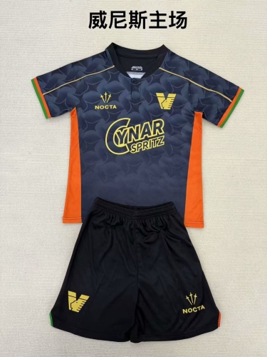 2024/25 Venezia Home Black Soccer Uniform-208