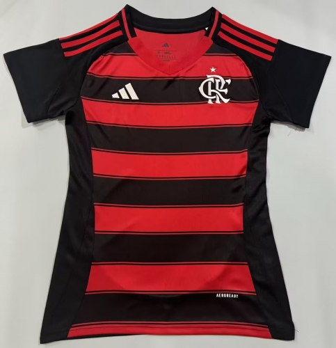 2025/26 CR Flamengo Home Red & Black Thailand Women Soccer Jersey AAA-36/908