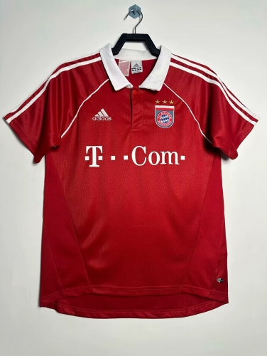 05/06 Retro Version Bayern München Home Red Thailand Soccer Jersey AAA-811