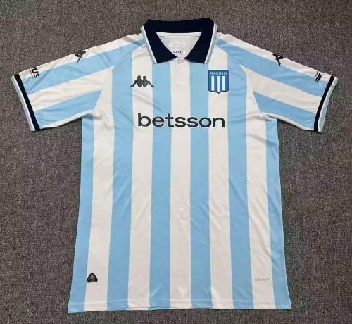 2025/26 Racing Club de Avellaneda Home Blue & White Thailand Soccer Jersey AAA-1040