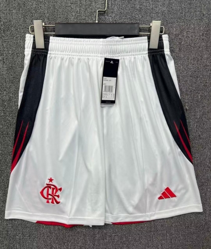 2025/26 CR Flamengo Home White Thailand Soccer Shorts-315