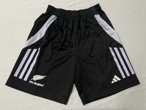 2025 New Zealand All Black Black Thailand Soccer Shorts-805