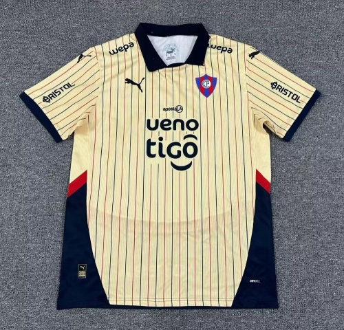 2025/26 Cerro Porteño Away Yellow Thailand Soccer Jersey AAA-1040