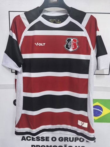 2025/26 Santa Cruz FC Home Red & Black Thailand Soccer Jersey AAA-1116/908