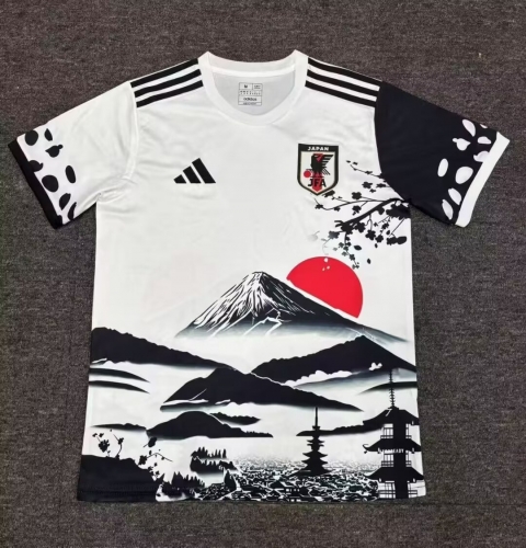 2025/26 Japan Black & White Thailand Soccer Jersey AAA-23