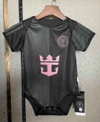 (Size 9-12) 2025/26 MInter Miami CF Away Black Baby Soccer Uniform-308